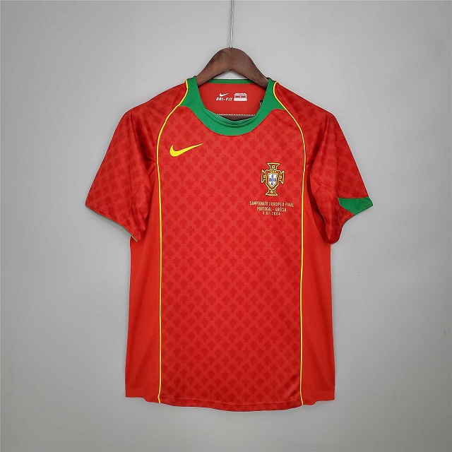 AAA Quality Portugal 2004 EuroCup Home Soccer Jersey